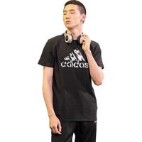 adidas 男子透气舒适圆领休闲运动短袖T恤 3XL码