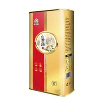赣之村 山茶油马口铁罐礼盒包装油茶籽油江西纯正茶油冷压榨食用油 1L*1罐