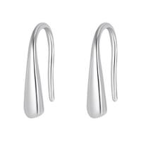 DAISY DREAM999足银水滴耳钉女小众轻奢高级耳环2025养耳洞耳钩耳饰 999银小号水滴耳环