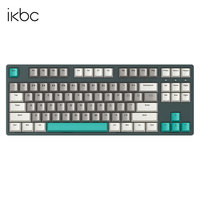 ikbc 办公键盘 碧玉橄榄 无线 87键 红轴