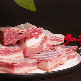 金木兰内蒙古羊杂碎整套 火锅食材 羊肚羊腿生鲜羊腰子羊肝肺肠羊排羊肉 【羊肋排】4斤装
