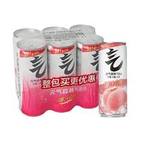 元气森林 无糖苏打气泡水 白桃味 330ml*6听