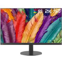 联想 27英寸显示器 2K IPS屏 原生8bit 广色域 微边框 爱眼低蓝光不闪 家用办公娱乐 电脑显示屏幕 75Hz刷新 M2727Q