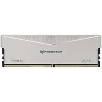 宏碁掠夺者（PREDATOR）32G(16G×2)套装 DDR5 6400频率 台式机内存条 Pallas II 凌霜系列(C32) 星光银  M-die AI电脑配件