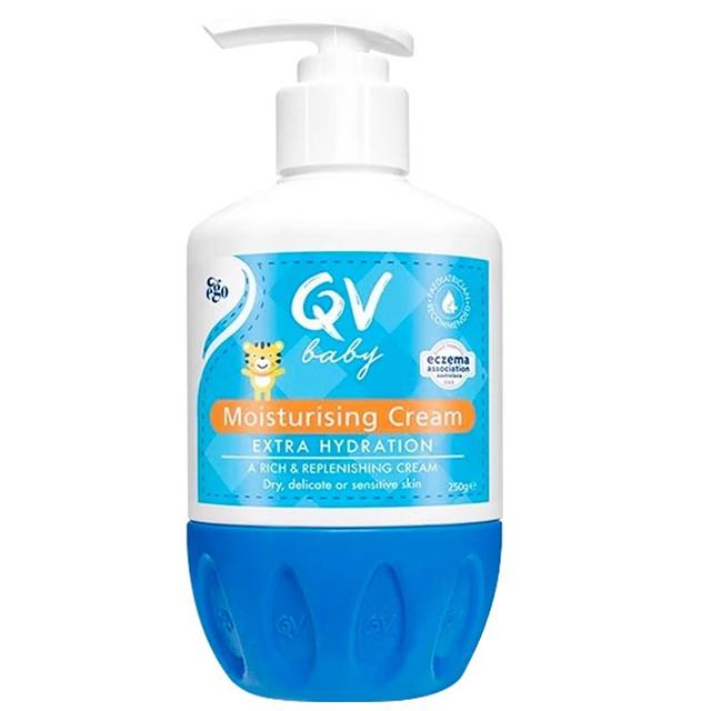 QV 小老虎倍润婴儿面霜 250g 按压瓶装