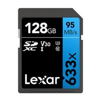 Lexar 雷克沙 128G SD存储卡 U3 V30 相机内存卡class10高速SD大卡800x 128G