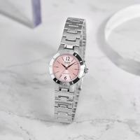 CASIO 卡西欧 女士简约钢带石英手表