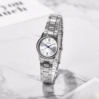 CASIO 卡西欧 手表女休闲时尚简约指针系列手表防水石英女表