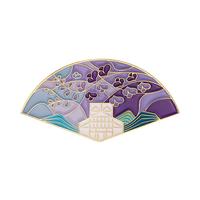 苏州博物馆 紫藤徽章 女士胸针 D3E024 紫色