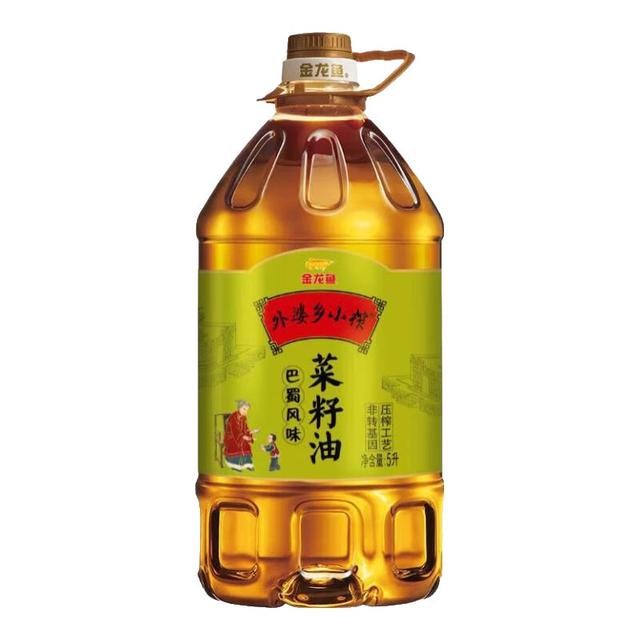 金龙鱼 外婆乡小榨 菜籽油 巴蜀风味 5L