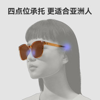 京东京造京东京造经典大框高清TAC偏光太阳镜 黑灰【偏光 方圆框】