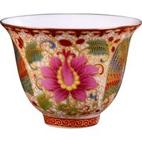 容山堂 金丝珐琅彩孔雀碗杯 60ml