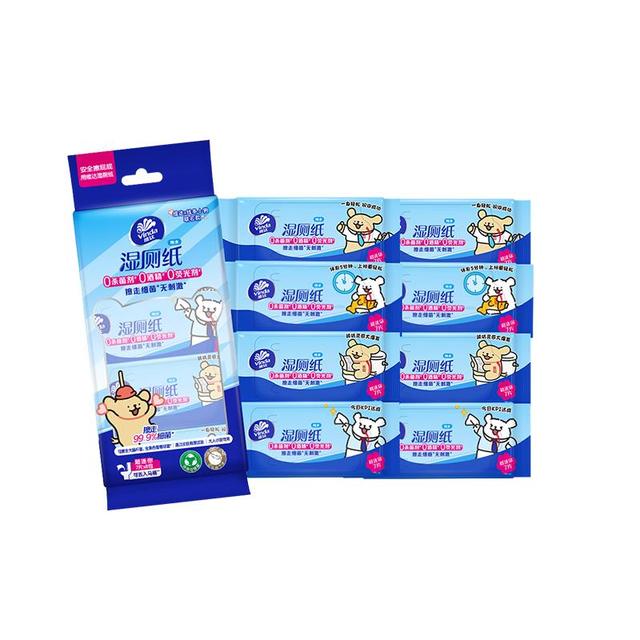 维达 超迷你湿厕纸 7片*16包