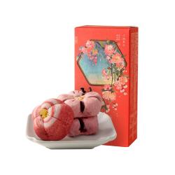 知味观 抹红嫣 杭州特产中式茶糕点心喜饼茶点休闲零食110g