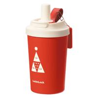乐扣乐扣（LOCK&LOCK）保温保冷咖啡杯男女高颜值随行便携水杯子400ML红色 400ML红色圣诞款