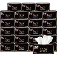 C&S 洁柔 黑Face系列 抽纸 3层*120抽*24包(195*133mm)