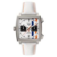 泰格豪雅TAG HEUER摩纳哥系列海湾石油限量版计时码表 CAW218G.EB0393