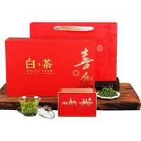 宋一特级安吉白茶高档茶叶礼盒过年年货绿茶新茶200g 超值礼盒-国红白茶礼盒200g