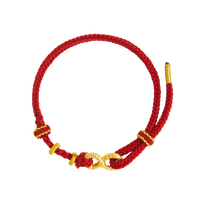 LuckyME LIFE 灵蛇觅宝足金转运珠手链