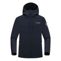诺诗兰冈仁男式三防软壳衣春夏防泼防污轻量抓绒徒步风雪外套NXJEH0504E 暗蓝宝石色 185 185/XXL