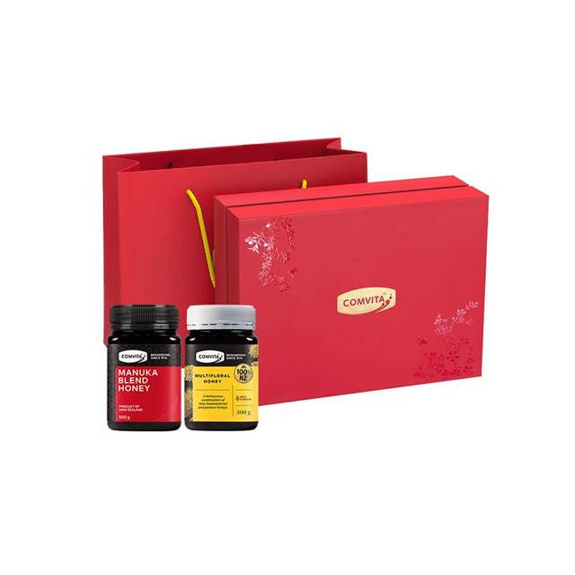 康维他 麦卢卡混合多花蜂蜜礼盒手礼500g2瓶