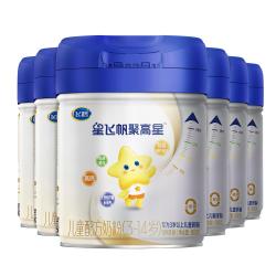 飞鹤 星飞帆聚高星4段3-14岁儿童奶粉800g*6罐