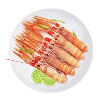Clearwater英国海鳌虾新鲜生冻500g 深海大虾当日返港18-22cm(20-30只/kg)
