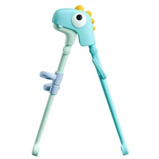 babycare 宝宝硅胶训练筷 恐龙款 马卡蓝