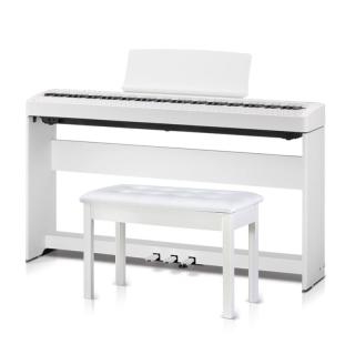 KAWAI ES120 电钢琴 88键重锤键盘 白色 原装全套+琴凳礼包