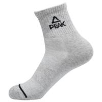 PEAK 匹克 中性运动袜 DW204107 浅花灰