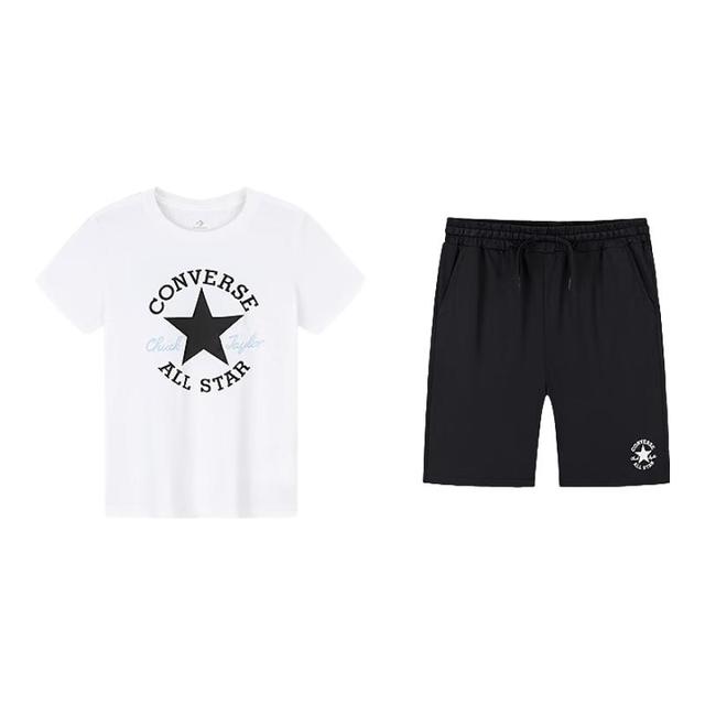 匡威 吸湿运动两件套 短袖+短裤