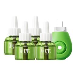 润本 电热蚊香液器 无味45ml*4瓶+1器 普通款