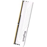 KINGBANK 金百达 银爵系列 DDR5 6000MHz 台式机内存 马甲条 白色 64GB 32GB*2 海力士M-die颗粒