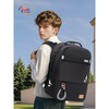 Gmt for kids 黑纯色大容量背包Trendpro 高颜值护脊双肩 7-13年级