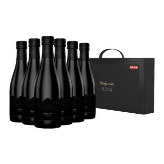 京东京造 每日小酒赤霞珠干红葡萄酒187ml*6礼盒装 晚安酒 送礼 红酒