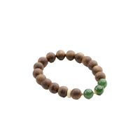 仙源 碧波映月系列莺歌绿奇楠沉香手串项链