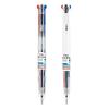 AIHAO 爱好 GP2470 四色按动中性笔 透明杆 0.5mm 2支装
