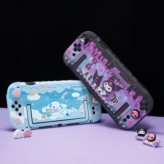 极想任天堂switch2保护壳ns2代主机保护套switch2配件可插底座三丽鸥联名款库洛米大耳狗手柄保护套可爱游戏