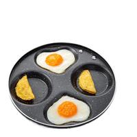全适煎鸡蛋锅不粘平底锅模具荷包蛋锅四孔煎蛋蛋饺鸡蛋早餐锅 鸡蛋汉堡爱心锅