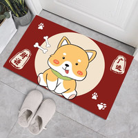 季象 家用进门防滑垫子 免洗轻奢简约门垫可 旺旺狗 40x60 cm
