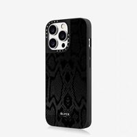 CASETIFYCASETiFY联名BLVCK蛇纹镜面苹果16promax手机壳iPhone15/14拼图13 CASETiFY【黑框-黑镜】BLVCK蛇皮纹 苹果16ProMax