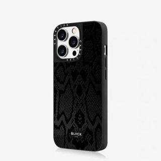 CASETIFYCASETiFY联名BLVCK蛇纹镜面苹果16promax手机壳iPhone15/14拼图13 CASETiFY【黑框-银镜】BLVCK小黑熊 苹果15ProMax