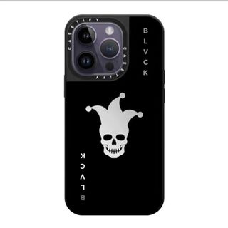 CASETIFYCASETiFY联名BLVCK蛇纹镜面苹果16promax手机壳iPhone15/14拼图13 CASETiFY【黑框-银镜】BLVCK骷髅小丑 苹果12ProMax