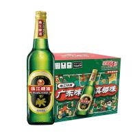 珠江啤酒 12度 经典老珠江啤酒 600ml*12瓶 整箱装 京东自营