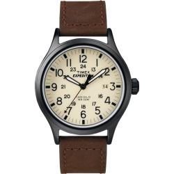 TIMEX T49963 探险家侦察兵系列 黑色离子镀表壳 男士腕表