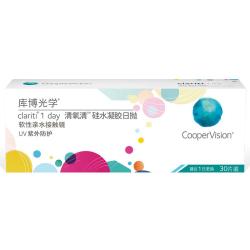 库博 清氧清 日抛透明隐形眼镜 30片 425度