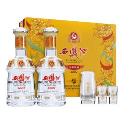 西凤酒 六年陈酿 45度 凤香型白酒 480ml*2瓶 礼盒