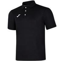 JOMA短袖男polo衫夏季网眼透气跑步速干t恤运动服饰 黑色 XL