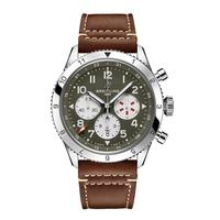 BREITLING 百年灵 超级AVI双时区B04计时机械男手表46柯蒂斯战鹰版