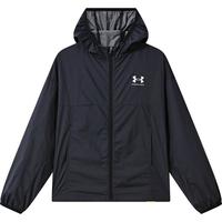 安德玛(Under Armour)儿童外套女童薄款舒适凉感宽松外套夏季童装凉感外套252226527 黑色 150